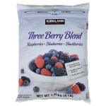 Kirkland Signature Three Berry Blend, 4 lbs