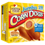 Foster Farms Jumbo Chicken Corn Dogs, 28 x 4 oz