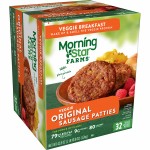 Morningstar Farms Veggie Sausage Patties, 32 ct