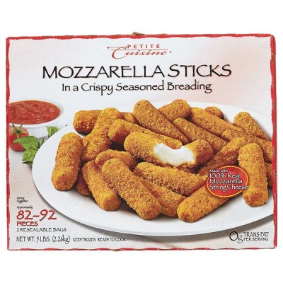 Petite Cuisine Mozzarella Sticks, 5 lbs