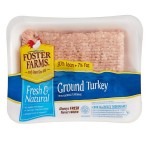 Foster Farms Ground Turkey, 4 x 1.67 lbs