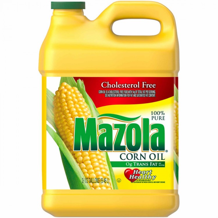 Mazola 100% Pure Corn Oil, 2.5 gal