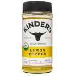 Kinder's Organic Lemon Pepper, 11.8 oz