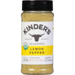 Kinder's Organic Lemon Pepper, 11.8 oz