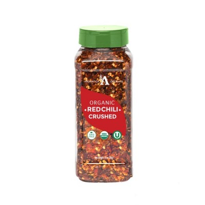 Organic Aromatica Crushed Chili Peppers, 11 oz