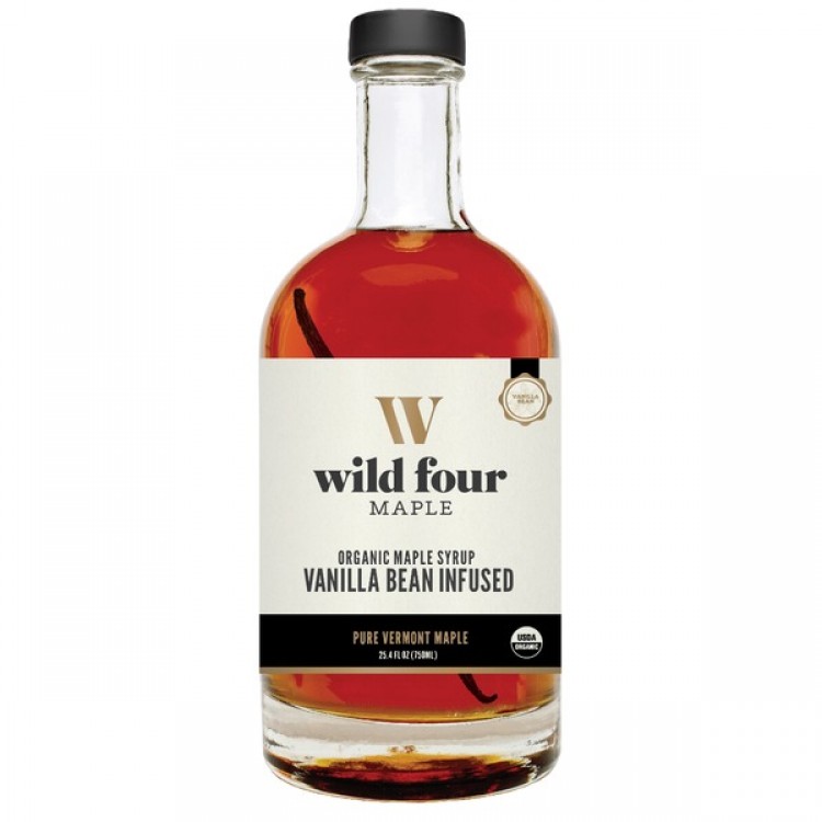 Wild Four Organic Vanilla Maple Syrup 25.4 Oz