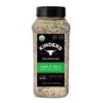 Kinder's Organic Garlic Salt, 21 oz