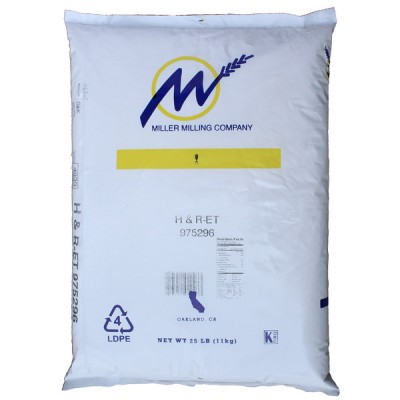 Miller Milling All Purpose Flour, 25 lb