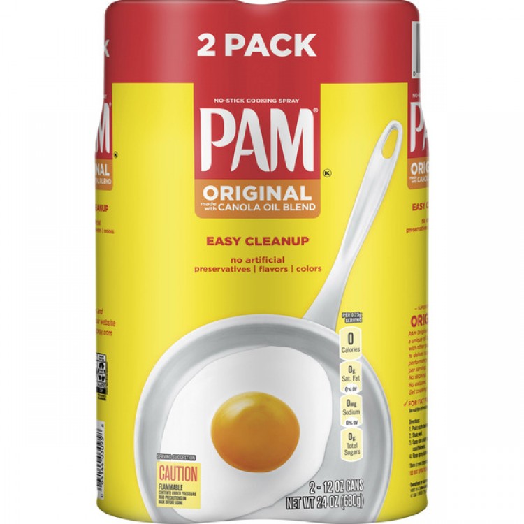 Pam Cooking Spray, 2 x 12 oz