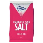 Diamond Crystal Granulated Salt, 25 lb