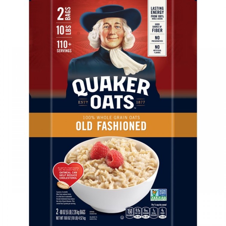 Quaker Old Fashioned Oatmeal, 10 lbs