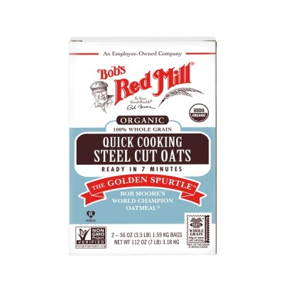 Organic Bob's Red Mill Steel Cut Oats, 2 x 56 oz