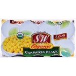 S&W Organic Garbanzo Beans, 8 x 15 oz