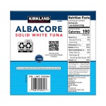 Kirkland Signature Solid White Albacore Tuna, 8 x 7 oz