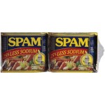 Spam Less-Salt Lunch Meat, 8 x 12 oz