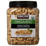 Kirkland Signature Organic Unsalted Cashews, 2.5 lb