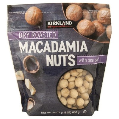 Kirkland Signature Dry Roasted Macadamia Nuts, 24 oz