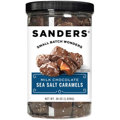 Sanders Sea Salt Milk Caramels, 36 oz