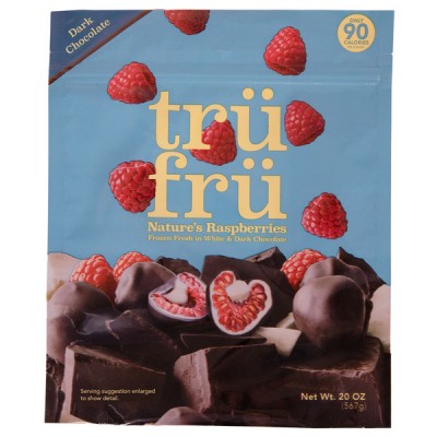 Tru Fru Dark Chocolate Raspberries, 20 oz