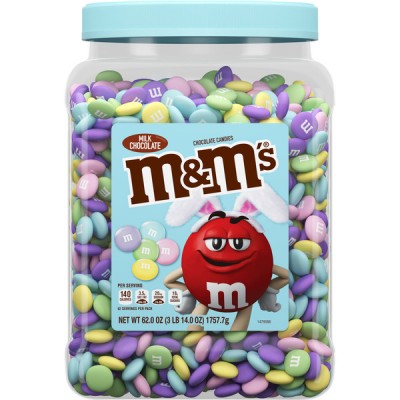 M&M's Milk Chocolate Pastel Colors, 62 oz