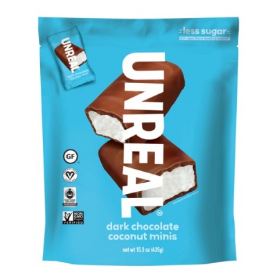 Unreal Dark Chocolate Coconut Mini Bars 15.34 oz