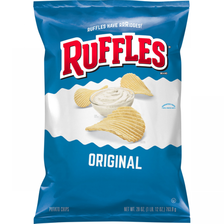 Ruffles Original Potato Chips, 28 oz