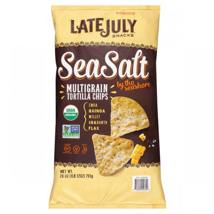 Late July Organic Sea Salt Multigrain Tortilla Chip, 28 oz