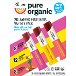 Organic Pure Layered Fruit Bar 28 ct