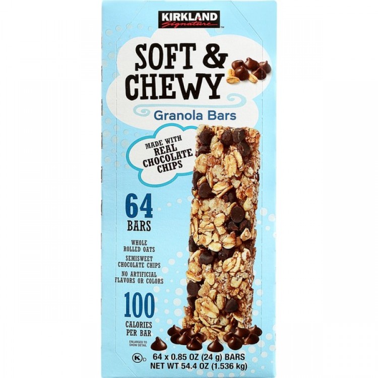 Kirkland Signature Soft & Chewy Granola Bars, 64 x 0.85 oz