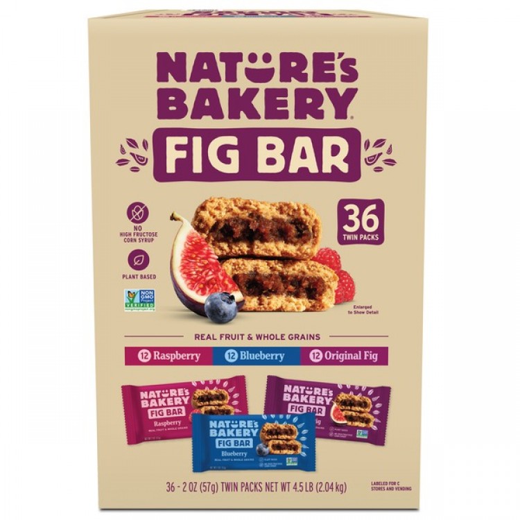 Nature's Bakery Fig Bar Variety, 36 x 2 oz