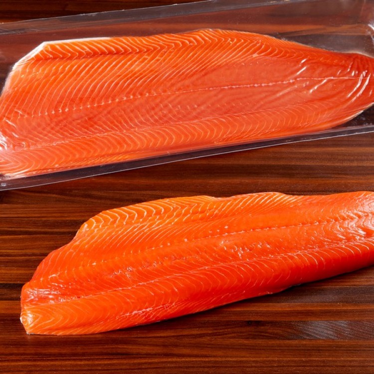 Kirkland Signature Wild Sockeye Salmon, Skin on Boneless Fillet