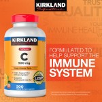 Kirkland Signature Vitamin C 500 mg Chewable Tablets, 500 ct