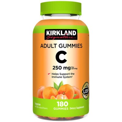 Kirkland Signature Vitamin C Adult Gummies, 250 mg, 2 x 180 ct