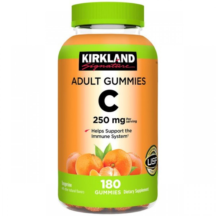 Kirkland Signature Vitamin C Adult Gummies, 250 mg, 2 x 180 ct