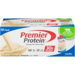 Premier Protein Vanilla Protein Shake, 18 x 11 fl oz