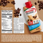 Premier Nutrition Protein Shake Cafe Latte, 18 x 11 fl oz