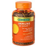 Nature's Bounty Immune 24 Hour+ Softgels, 120 ct