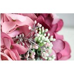 Silk Artificial Flowers Flower Hydrangea Rose Bouquet Artificial Flower Simulation Flower Flower Arrangement Small Fresh Simulation Plant Ornaments Bedroom, Living Room, Office