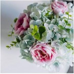 Silk Artificial Flowers Flower Hydrangea Rose Bouquet Artificial Flower Simulation Flower Flower Arrangement Small Fresh Simulation Plant Ornaments Bedroom, Living Room, Office