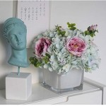 Silk Artificial Flowers Flower Hydrangea Rose Bouquet Artificial Flower Simulation Flower Flower Arrangement Small Fresh Simulation Plant Ornaments Bedroom, Living Room, Office