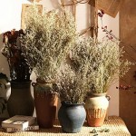 Preserved Natural Limonium Bouquet, 25+ Stems Real Fresh Caspia Bellidifolium, Sea Lavender, Baby Breath Flowers, for Wedding Birthday, Home Décor, Valentine’s Day, Rustic Holiday(Original)