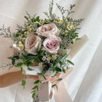 Preserved Natural Limonium Bouquet, 25+ Stems Real Fresh Caspia Bellidifolium, Sea Lavender, Baby Breath Flowers, for Wedding Birthday, Home Décor, Valentine’s Day, Rustic Holiday(Original)