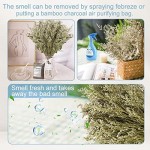 Preserved Natural Limonium Bouquet, 25+ Stems Real Fresh Caspia Bellidifolium, Sea Lavender, Baby Breath Flowers, for Wedding Birthday, Home Décor, Valentine’s Day, Rustic Holiday(Original)