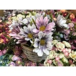 Artificial Flowers with vase, Artificial Flowers in Vase, Fake Flowers Home Flower Arrangement, Balcony, Hallway, Garden, Bedroom, Living Room, Dining Table Decoration Flower (Pink-1)