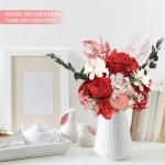 TYL&TYS Preserved Flowers Bouquet,Eternal Flowers with Box,Real Red Rose Bouquets That Last 1-3 Years,Mothers Day Birthday Gifts for Mom Wife Girlfriend,Room Decorations