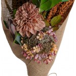 Flower Bouquet, 95cmH - Australian Natives - Brown, Earth, Red - Artificial, Wedding, Vase, Gift, Souvenir