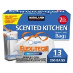 Kirkland Signature 13 Gallan Scented Drawstring Bags, 200 ct