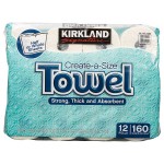 Kirkland Signature Create-A-Size Towels, 12 x 160 sheets