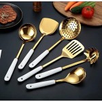 Stainless Steel kitchenware Seven Pieces Set (White Gold)