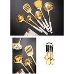 Stainless Steel kitchenware Seven Pieces Set (White Gold)